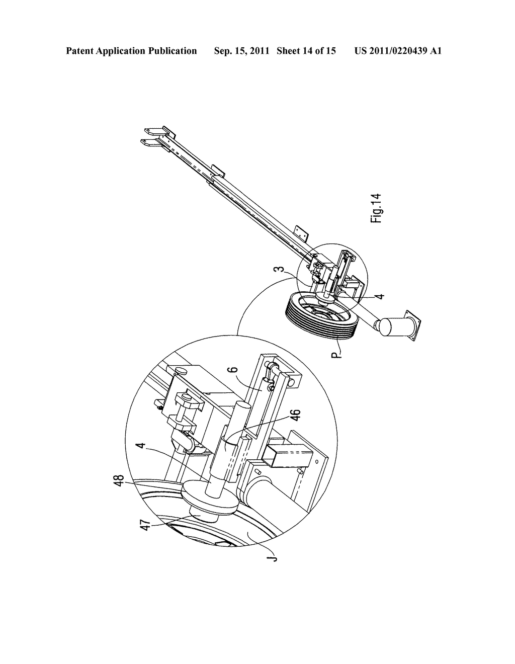 DOCK LOCKING DEVICE FOR A TRANSPORT FREIGHT VEHICLE AND EQUIPMENT     INCLUDING SAME - diagram, schematic, and image 15