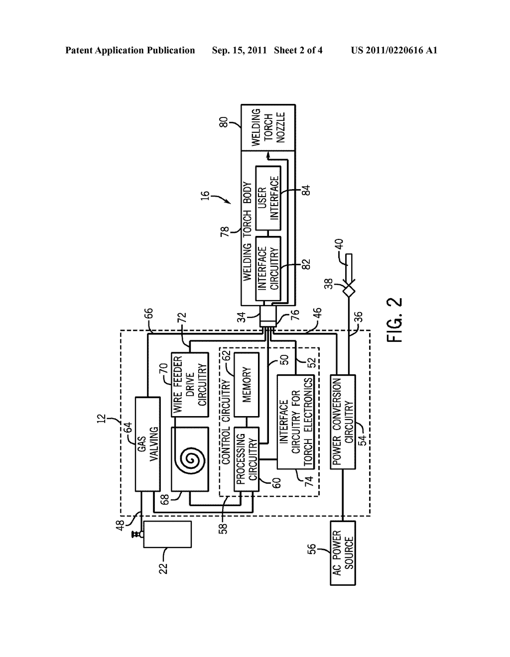 WELDING DEVICE WITH INTEGRAL USER INTERFACE - diagram, schematic, and image 03