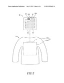 Wirelessly-chargeable heating pad diagram and image