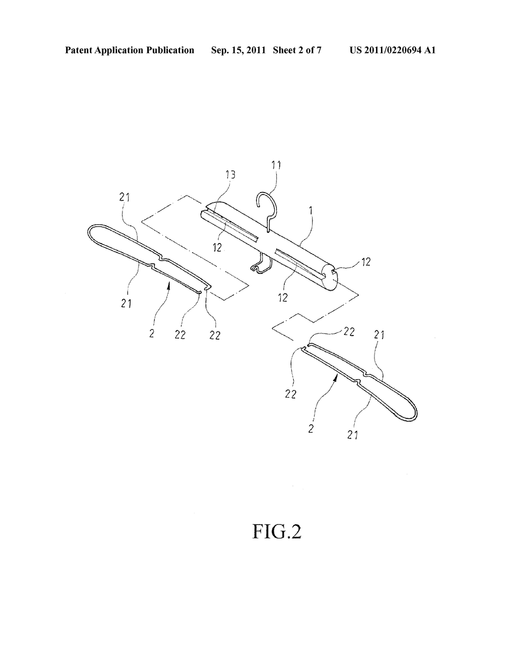 EXTENDIBLE CLOTHES HANGER - diagram, schematic, and image 03