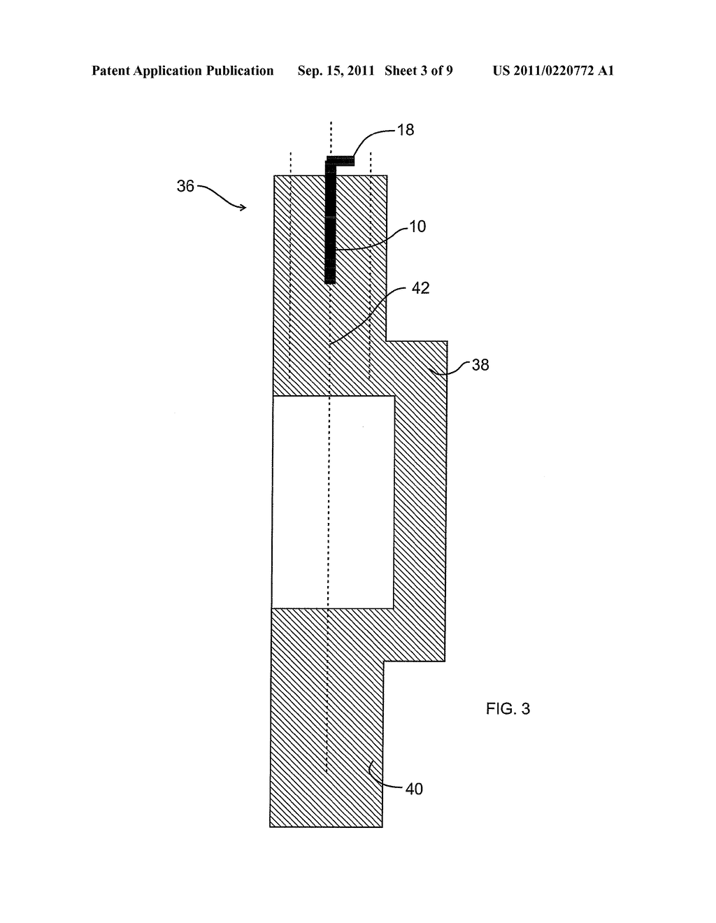 METHOD OF CASTING DAMPED PART WITH INSERT - diagram, schematic, and image 04