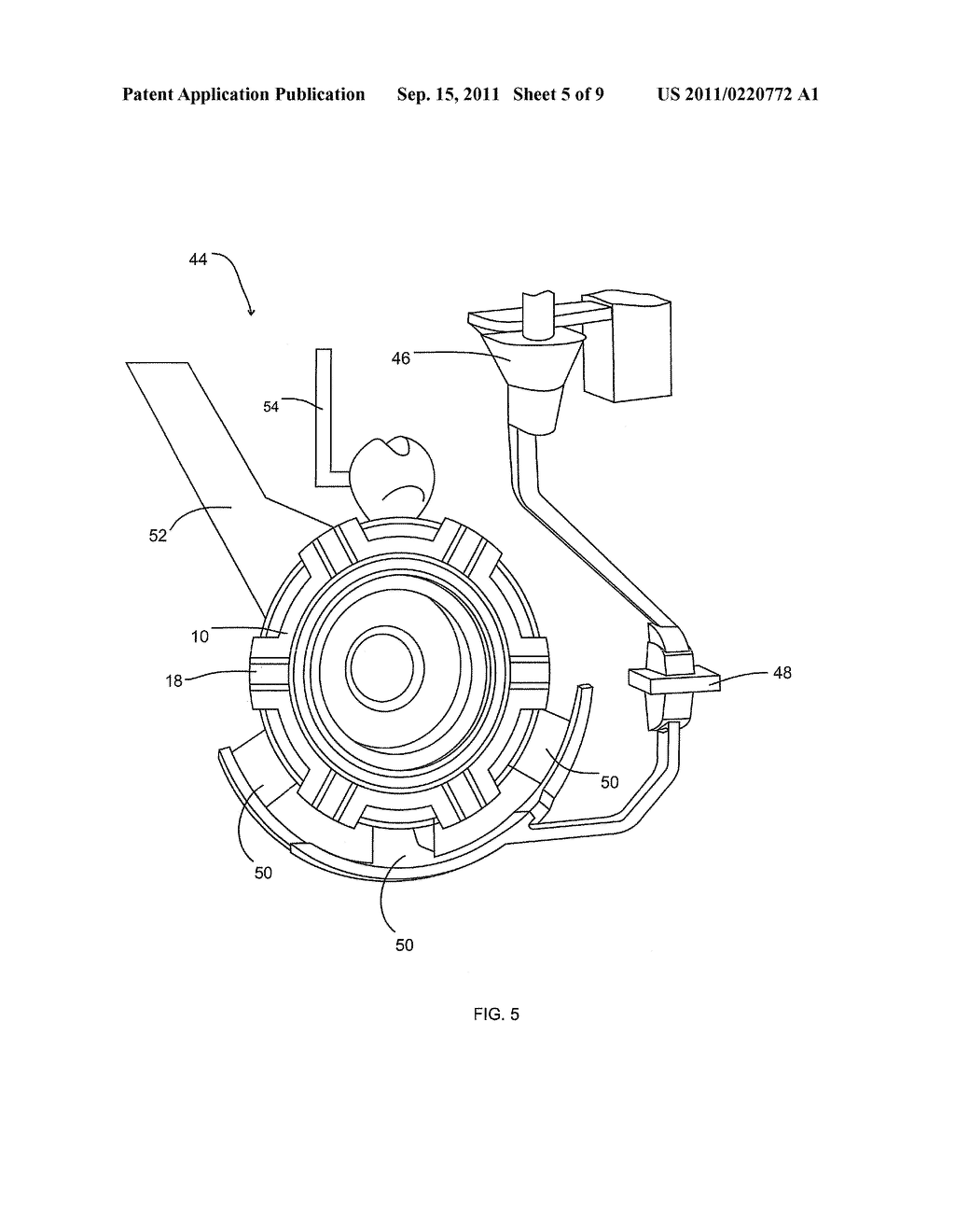 METHOD OF CASTING DAMPED PART WITH INSERT - diagram, schematic, and image 06