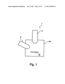 Apparatus for focusing and for storage of ions and for separation of     pressure areas diagram and image