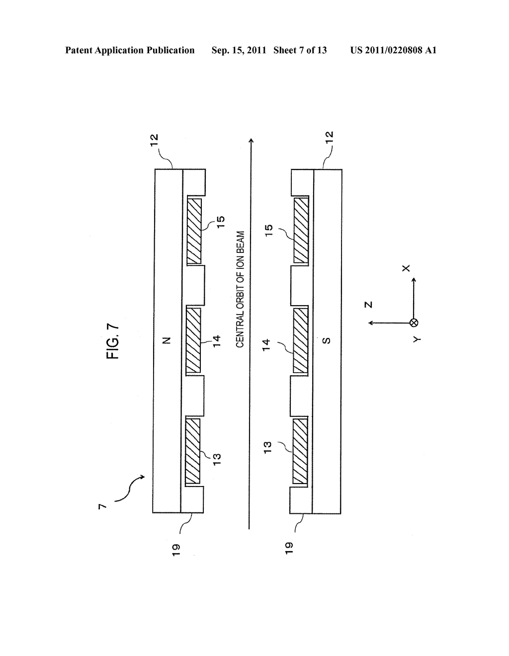 ION IMPLANTER PROVIDED WITH BEAM DEFLECTOR AND ASYMMETRICAL EINZEL LENS - diagram, schematic, and image 08