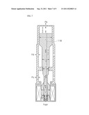 DISPLACEMENT CONTROL VALVE FOR VARIABLE DISPLACEMENT COMPRESSOR diagram and image