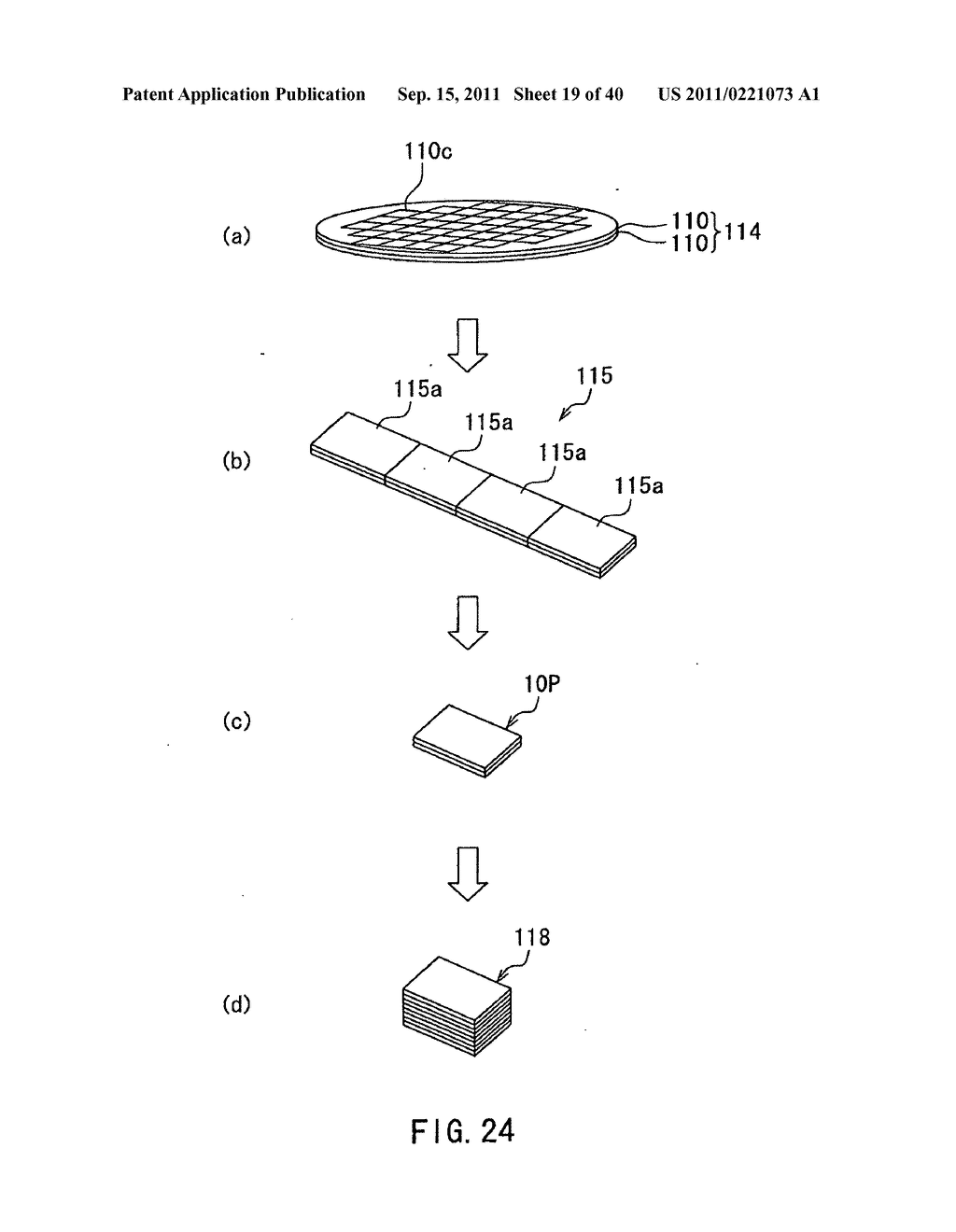 Layered chip package with wiring on the side surfaces - diagram, schematic, and image 20