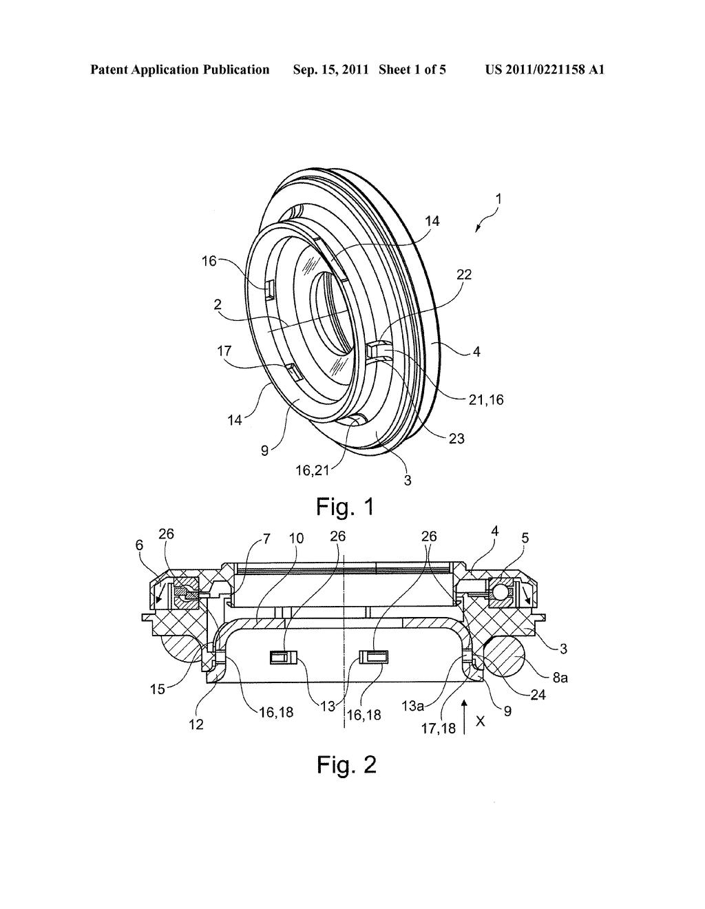 SUSPENSION STRUT SUPPORT BEARING WITH A SPRING RETAINER AND A RETAINER FOR     A LIMIT BUMPER - diagram, schematic, and image 02