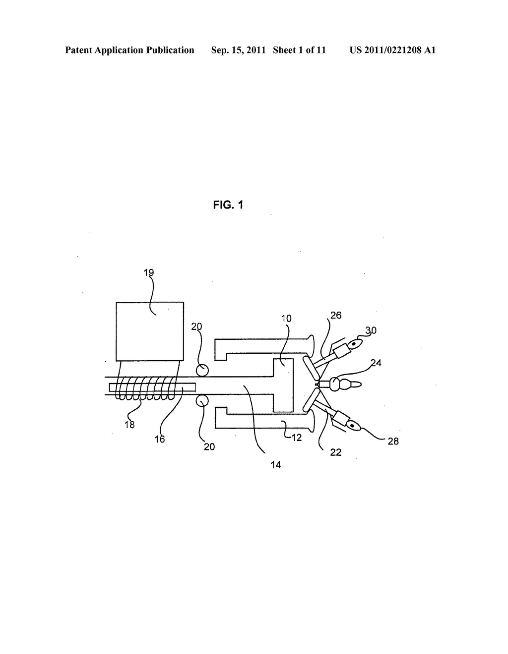 Opposed piston electromagnetic engine - diagram, schematic, and image 02