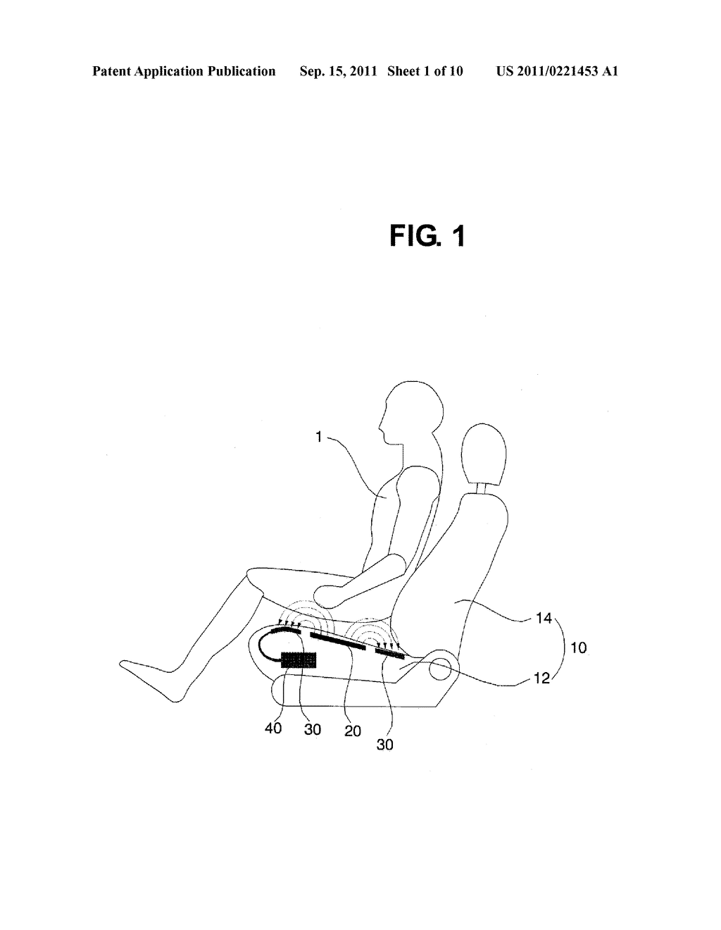 OCCUPANT CLASSIFYING DEVICE FOR AN AUTOMOBILE - diagram, schematic, and image 02