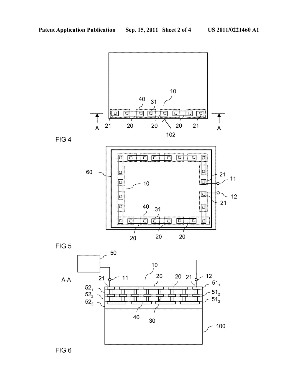 Integrated Circuit Arrangement Having a Defect Sensor - diagram, schematic, and image 03