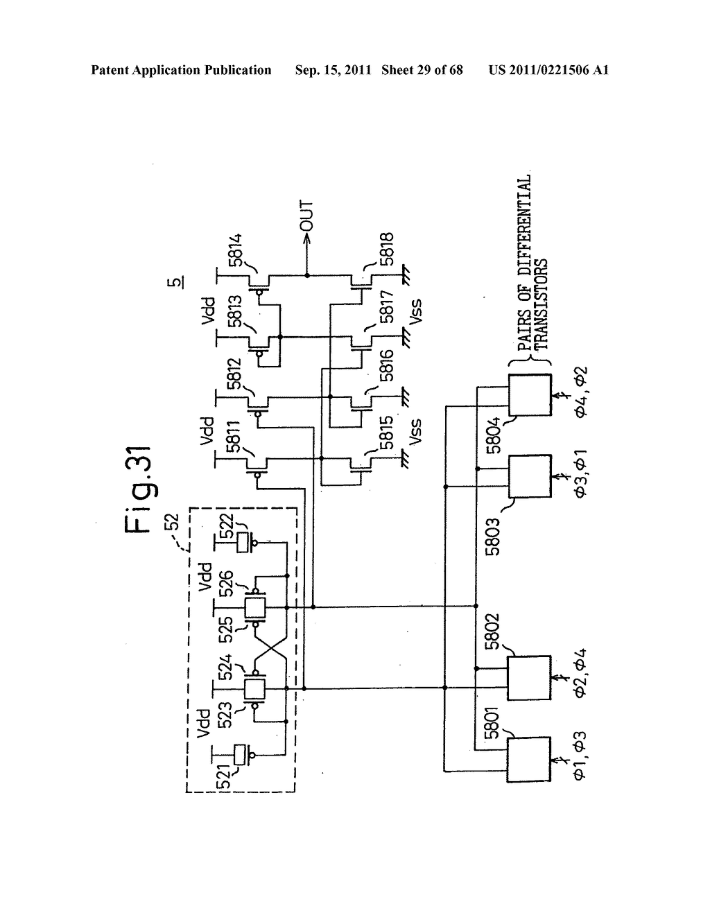 Phase-combining circuit and timing signal generator circuit for carrying     out a high-speed signal transmission - diagram, schematic, and image 30