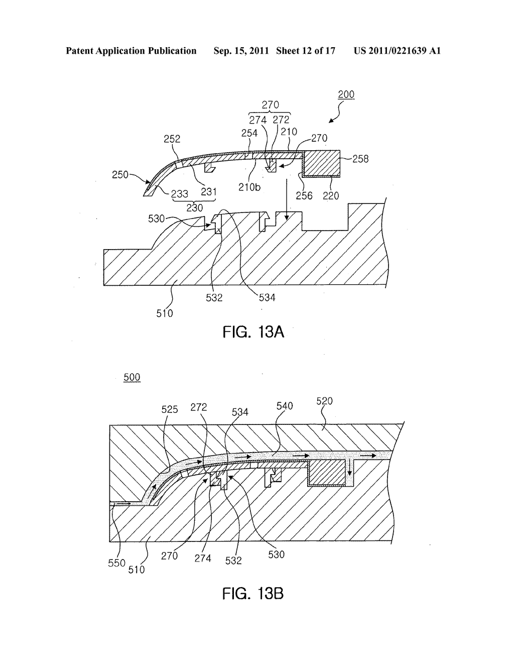 ANTENNA PATTERN FRAME, CASE OF ELECTRONIC DEVICE AND MOLD FOR     MANUFACTURING THE SAME - diagram, schematic, and image 13