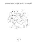 OPTICAL MOUSE WITH TOUCH SENSITIVE TOP diagram and image