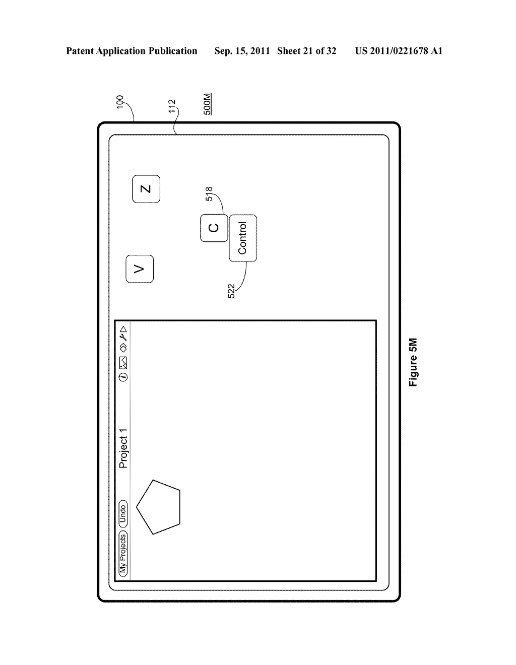 Device, Method, and Graphical User Interface for Creating and Using     Duplicate Virtual Keys - diagram, schematic, and image 22
