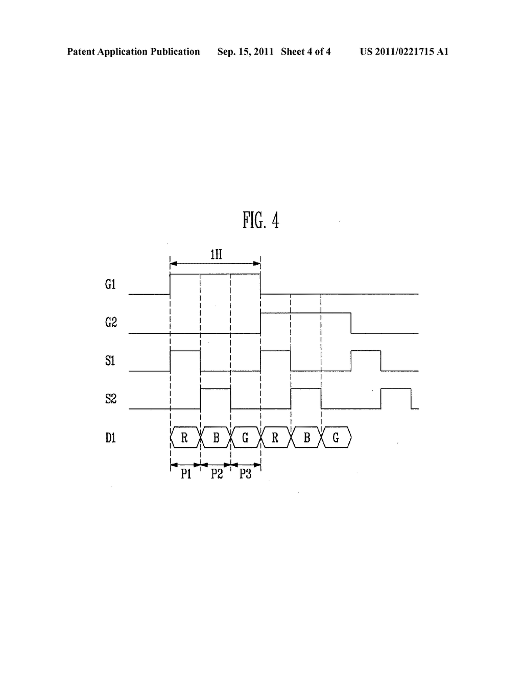 FLAT PANEL DISPLAY DEVICE AND METHOD FOR DRIVING THEREOF - diagram, schematic, and image 05