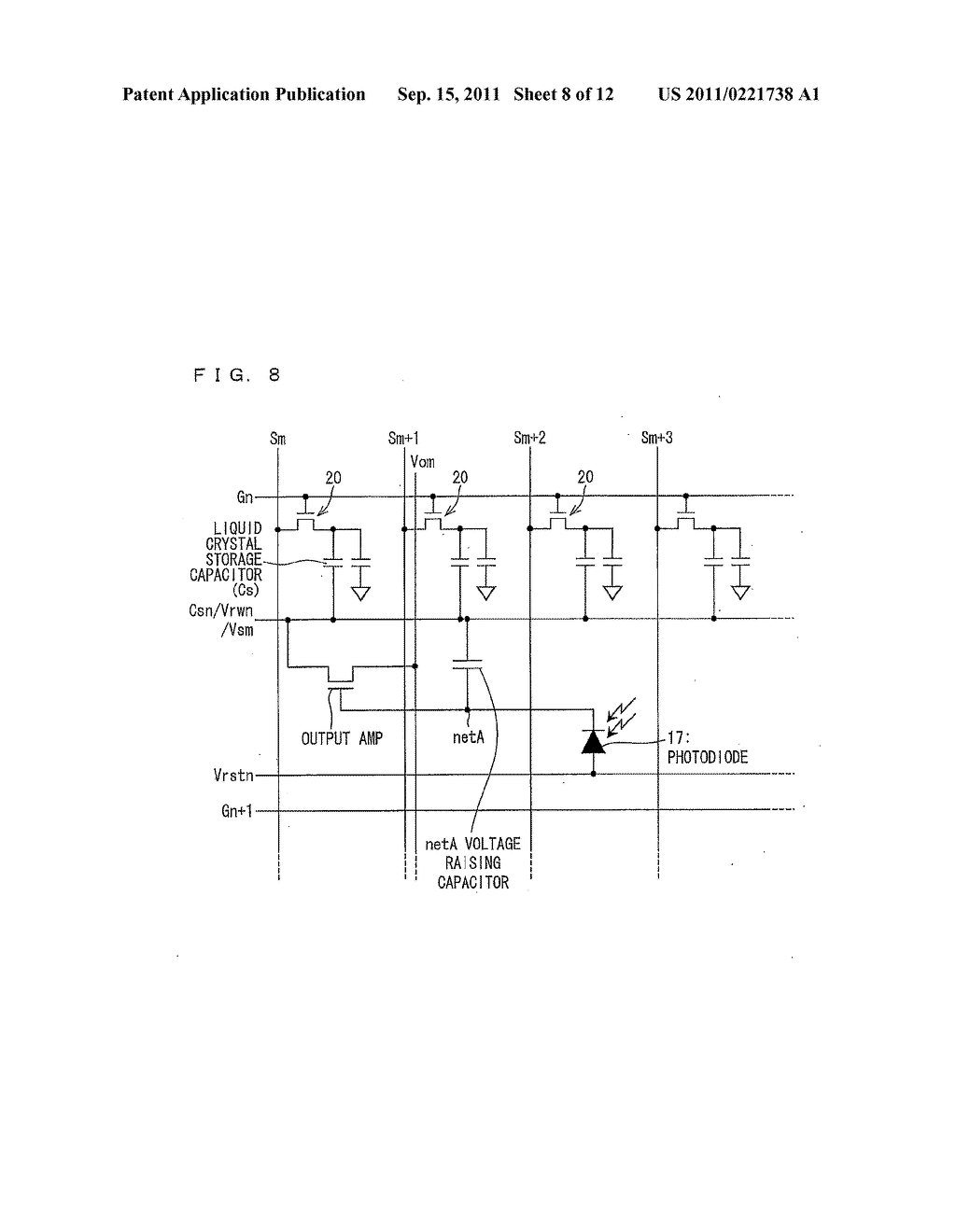 LIQUID CRYSTAL DISPLAY DEVICE AND ELECTRONICS DEVICE - diagram, schematic, and image 09