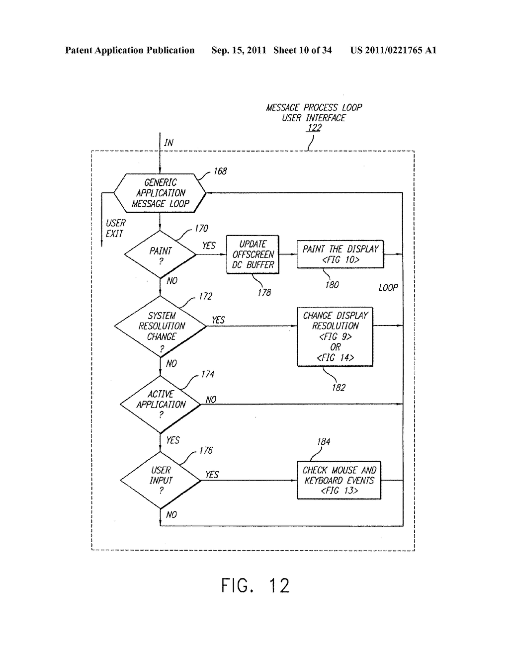 METHOD AND SYSTEM FOR CONTROLLING A COMPLEMENTARY USER INTERFACE ON A     DISPLAY SURFACE - diagram, schematic, and image 11