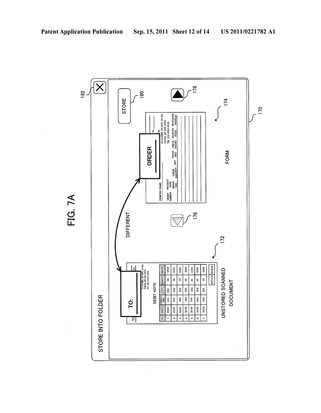 ELECTRONIC DOCUMENT PROCESSING APPARATUS, COMPUTER READABLE MEDIUM STORING     PROGRAM AND METHOD FOR PROCESSING ELECTRONIC DOCUMENT - diagram, schematic, and image 13