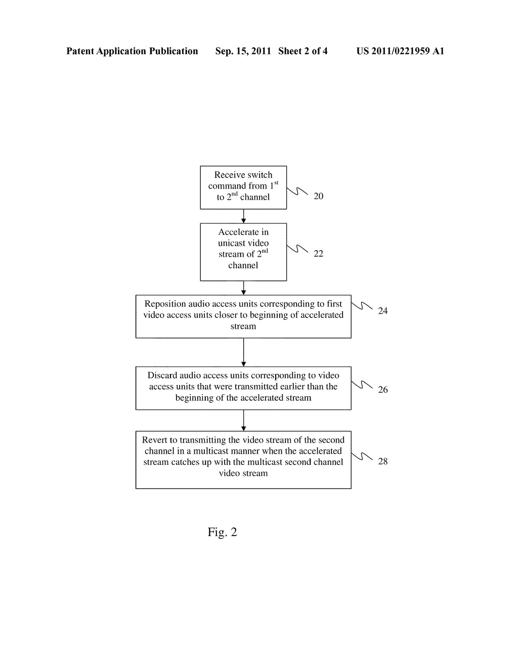 METHOD AND SYSTEM FOR INHIBITING AUDIO-VIDEO SYNCHRONIZATION DELAY - diagram, schematic, and image 03