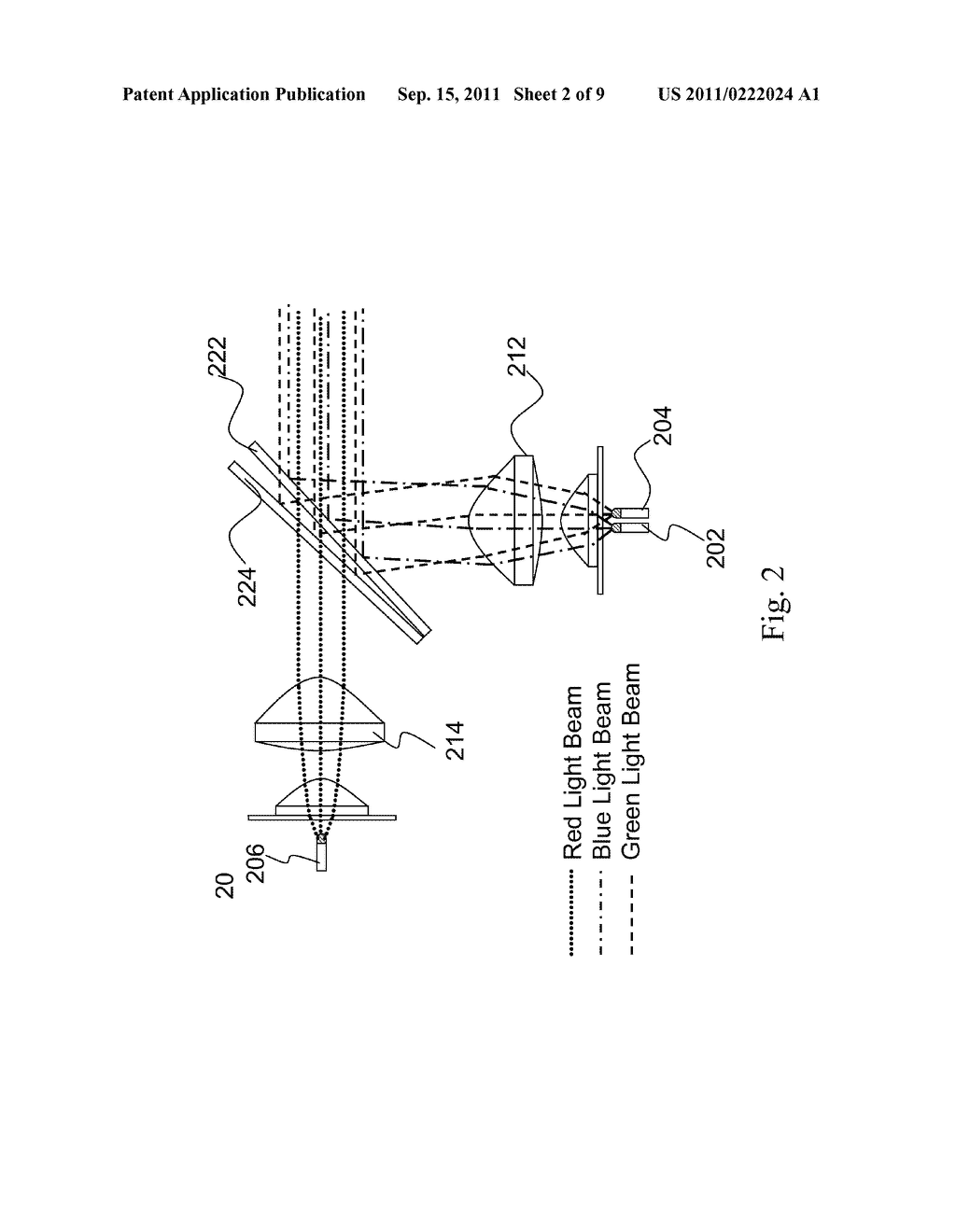 ILLUMINATION SYSTEM FOR PROJECTION DISPLAY - diagram, schematic, and image 03