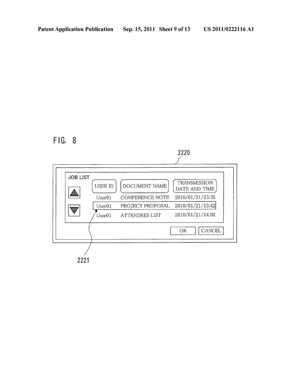 PULL PRINTING SYSTEM, SERVER MACHINE, AND METHOD FOR MANAGING PRINT JOB - diagram, schematic, and image 10