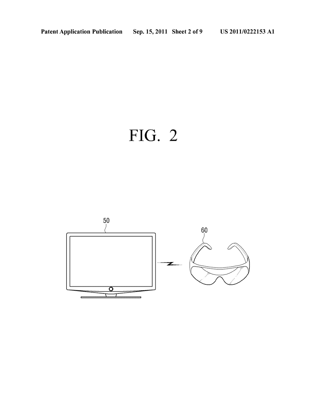 3D GLASSES CHARGEABLE BY REMOTE CONTROLLER, REMOTE CONTROLLER AND CHARGING     SYSTEM USING THE SAME - diagram, schematic, and image 03