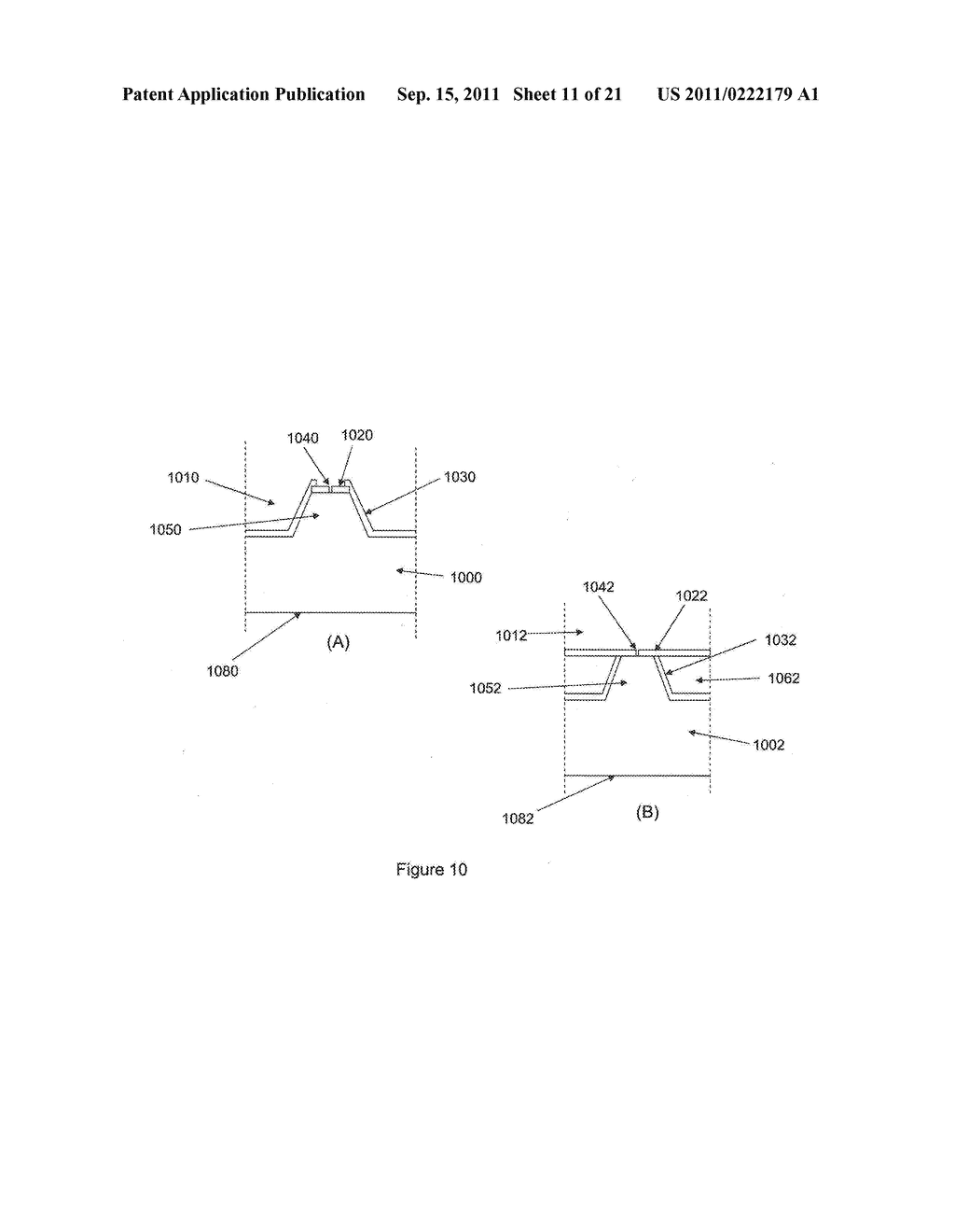 MICROMIRROR ARRAYS HAVING SELF ALIGNED FEATURES - diagram, schematic, and image 12