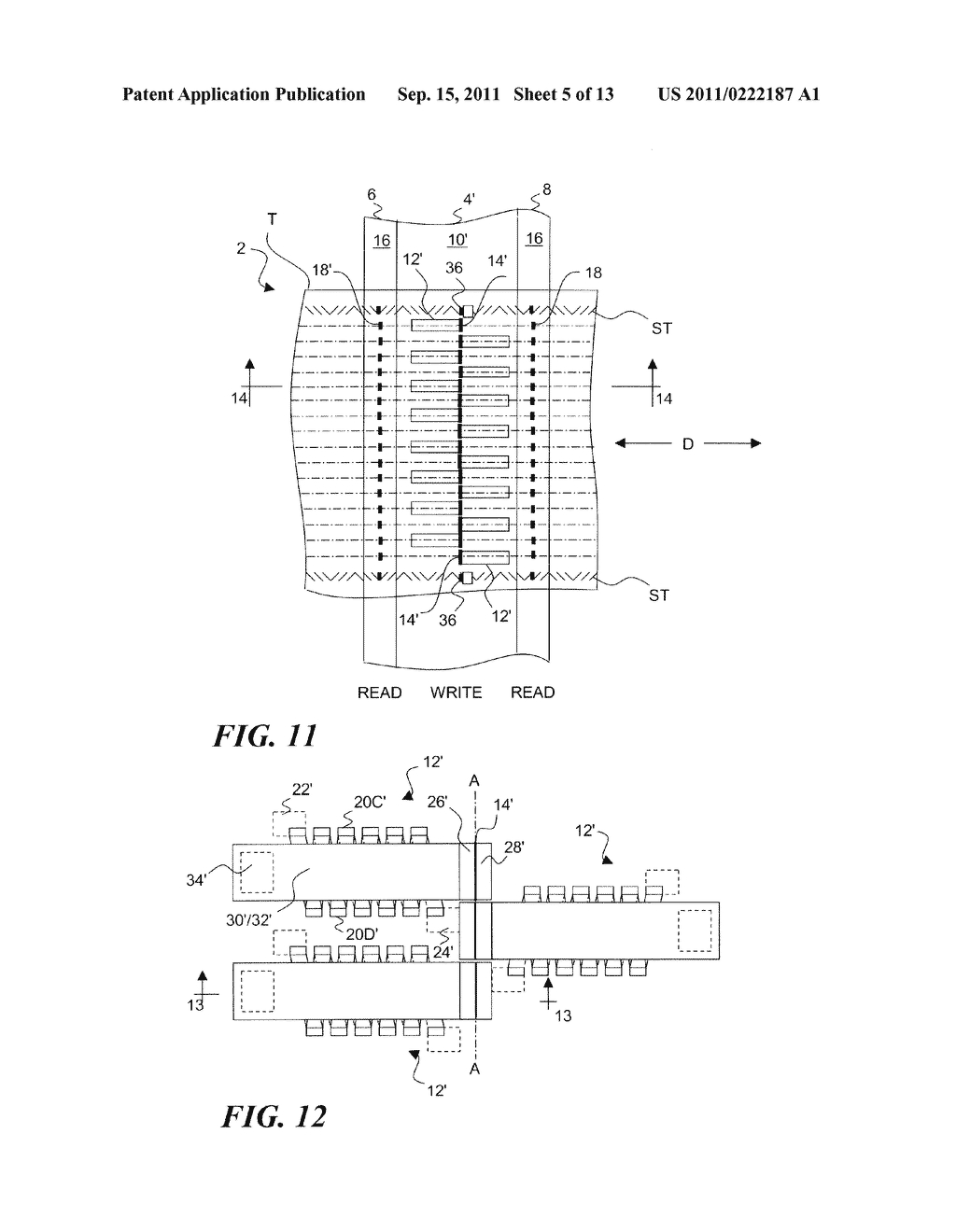 Low Track Pitch Write Module And Bidirectional Tape Head - diagram, schematic, and image 06