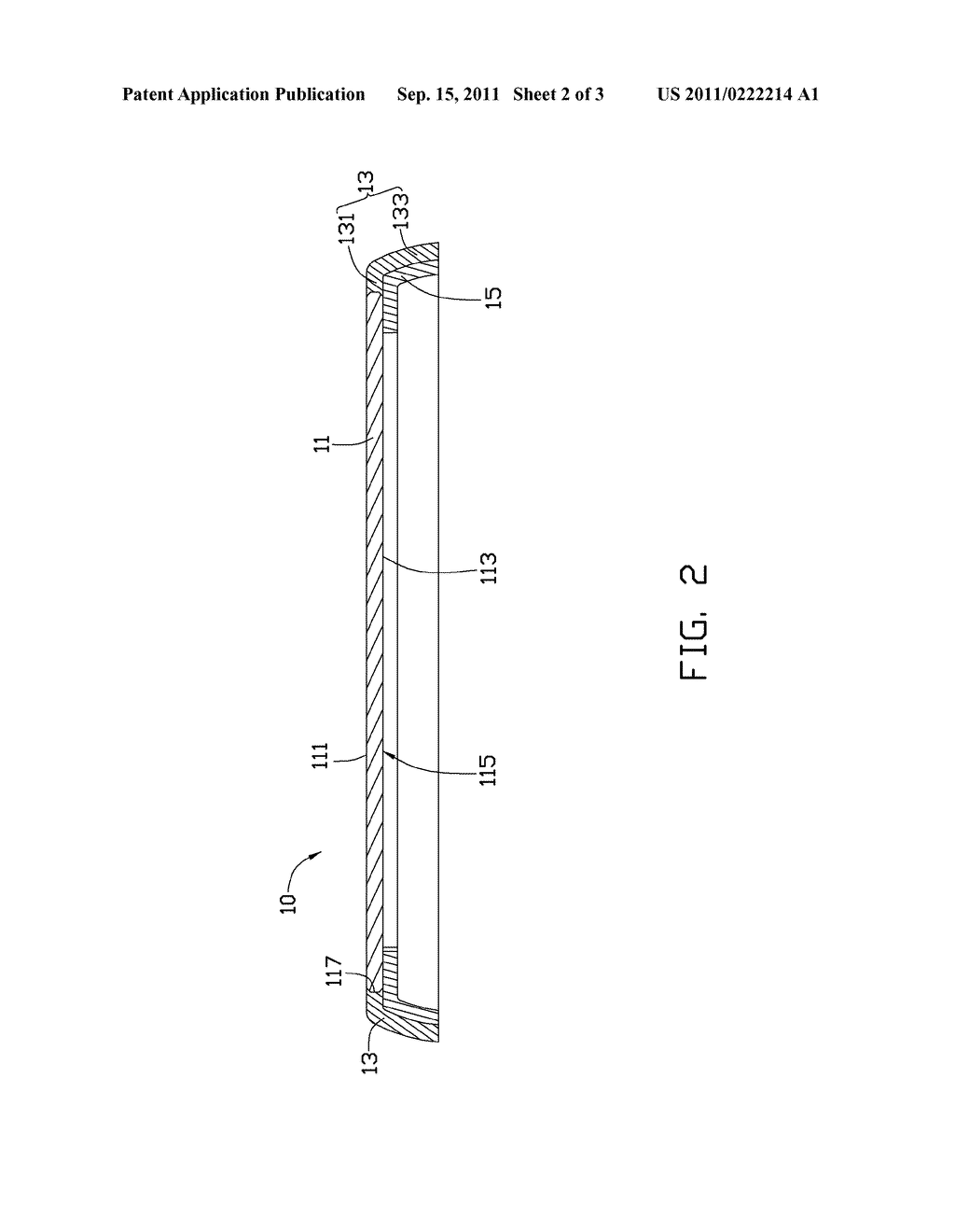 HOUSING OF AN ELECTRONIC DEVICE AND METHOD FOR MAKING SAME - diagram, schematic, and image 03
