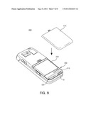 ELECTRONIC DEVICE CASE, MOLD FOR MANUFACTURING THE SAME, AND MOBILE     COMMUNICATIONS TERMINAL diagram and image