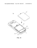 ELECTRONIC DEVICE CASE, MOLD FOR MANUFACTURING THE SAME, AND MOBILE     COMMUNICATIONS TERMINAL diagram and image