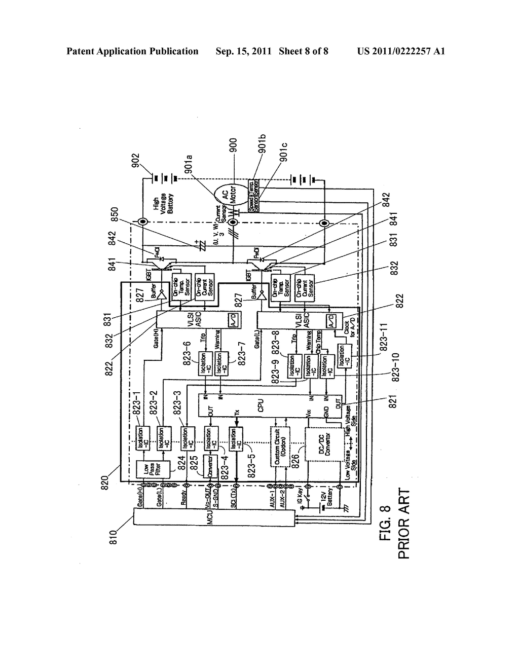 INVERTER UNIT, INTEGRATED CIRCUIT CHIP, AND VEHICLE DRIVE APPARATUS - diagram, schematic, and image 09