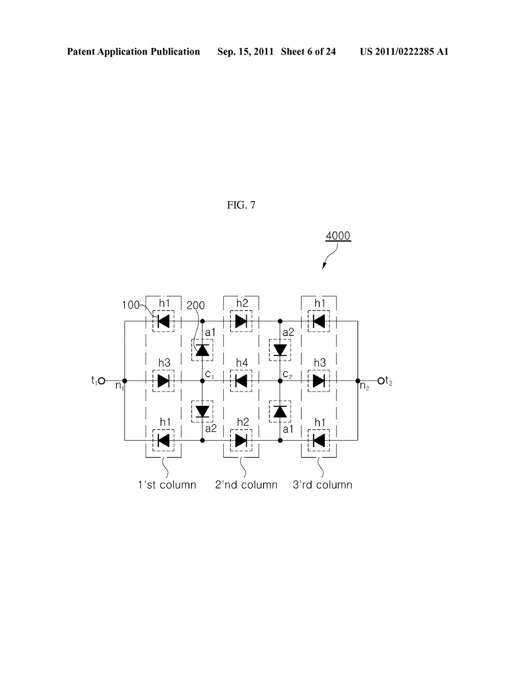 LIGHT EMITTING DEVICE HAVING A PLURALITY OF LIGHT EMITTING CELLS - diagram, schematic, and image 07