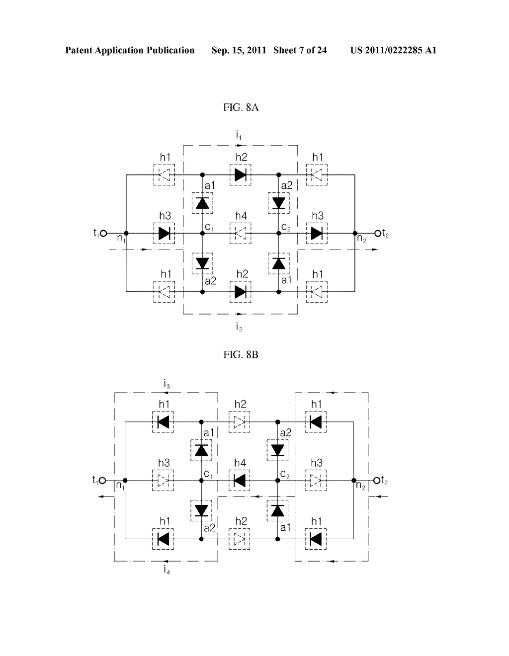 LIGHT EMITTING DEVICE HAVING A PLURALITY OF LIGHT EMITTING CELLS - diagram, schematic, and image 08