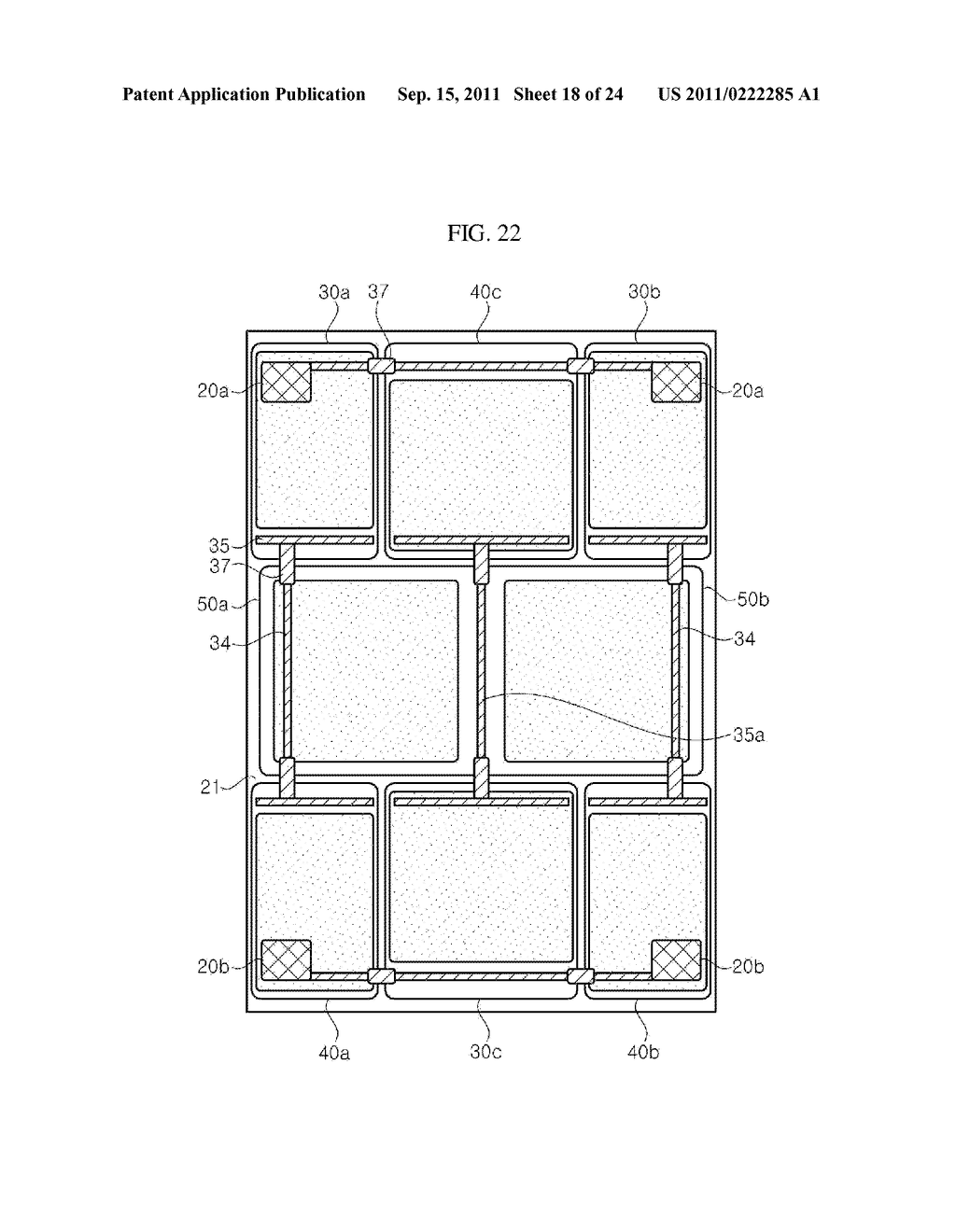 LIGHT EMITTING DEVICE HAVING A PLURALITY OF LIGHT EMITTING CELLS - diagram, schematic, and image 19