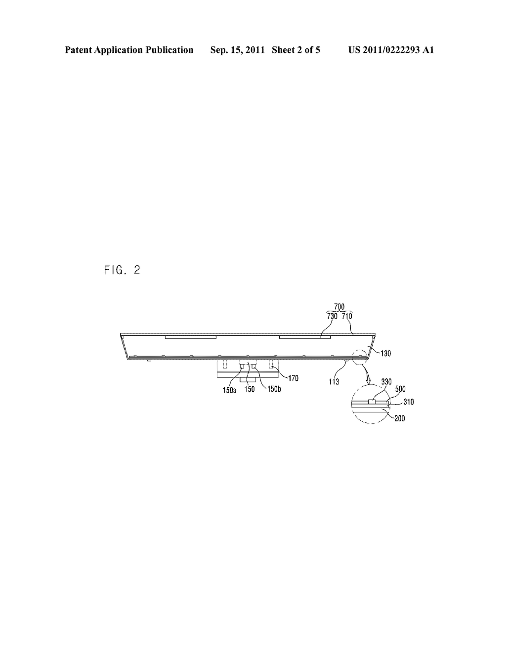 FLAT LIGHTING MODULE AND FLAT LIGHTING ASSEMBLY APPARATUS INCLUDING THE     SAME - diagram, schematic, and image 03