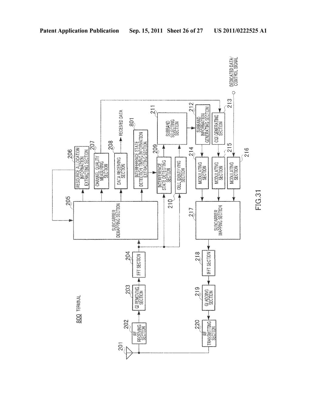 TERMINAL DEVICE, BASE STATION DEVICE, AND FREQUENCY RESOURCE ALLOCATION     METHOD - diagram, schematic, and image 27