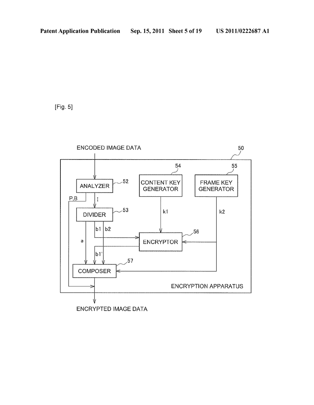 APPARATUS AND METHOD FOR ENCRYPTING IMAGE DATA, AND DECRYPTING THE     ENCRYPTED IMAGE DATA, AND IMAGE DATA DISTRIBUTION SYSTEM - diagram, schematic, and image 06