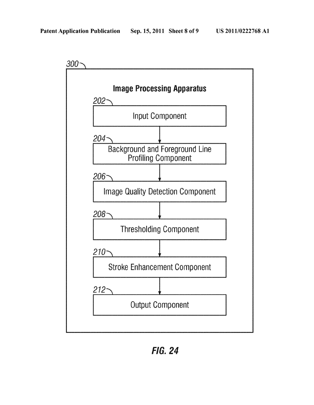 TEXT ENHANCEMENT OF A TEXTUAL IMAGE UNDERGOING OPTICAL CHARACTER     RECOGNITION - diagram, schematic, and image 09