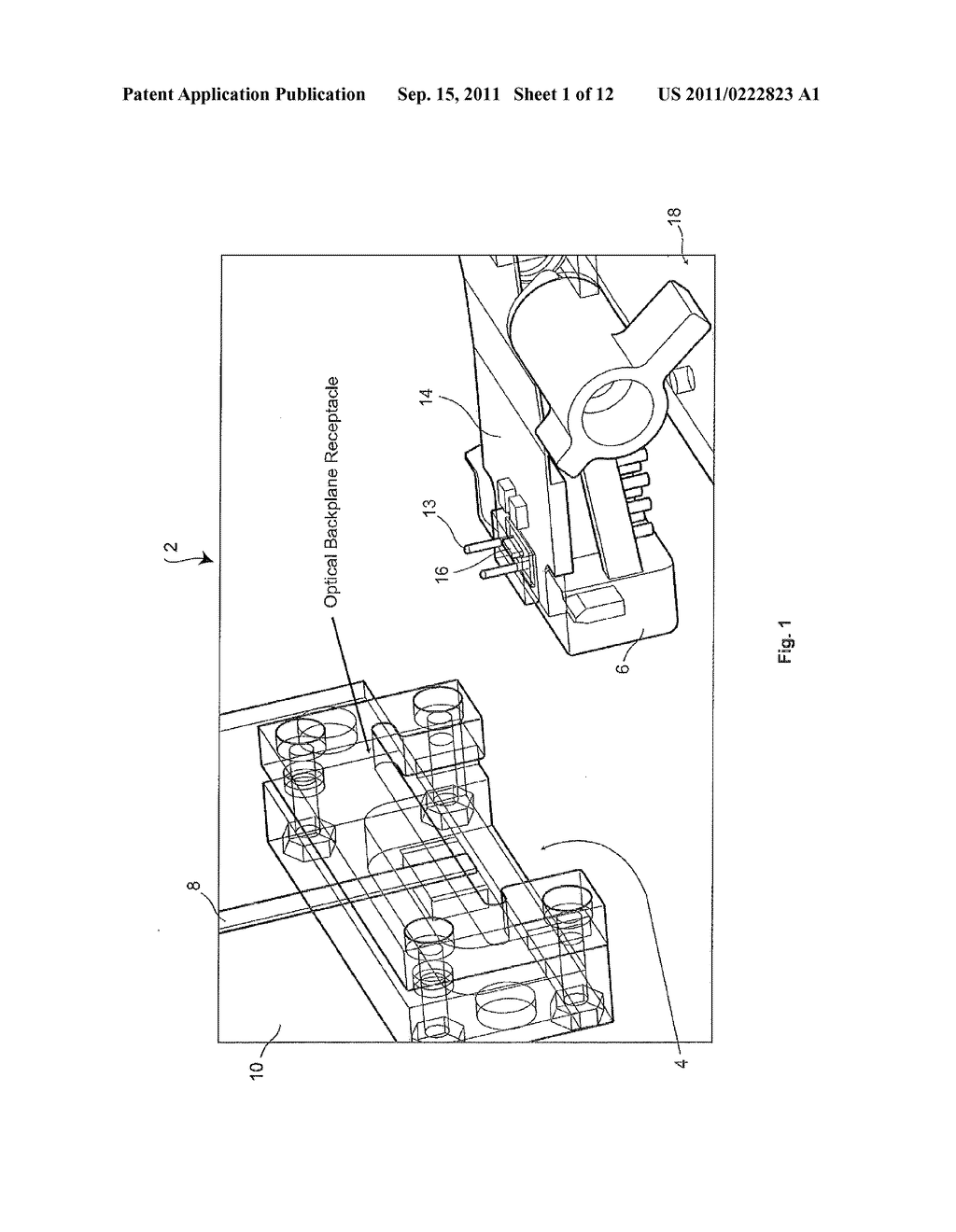 OPTICAL CONNECTOR AND A METHOD OF CONNECTING A USER CIRCUIT TO AN OPTICAL     PRINTED CIRCUIT BOARD - diagram, schematic, and image 02