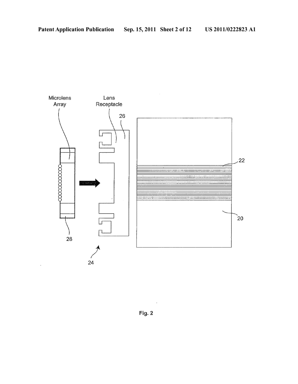 OPTICAL CONNECTOR AND A METHOD OF CONNECTING A USER CIRCUIT TO AN OPTICAL     PRINTED CIRCUIT BOARD - diagram, schematic, and image 03
