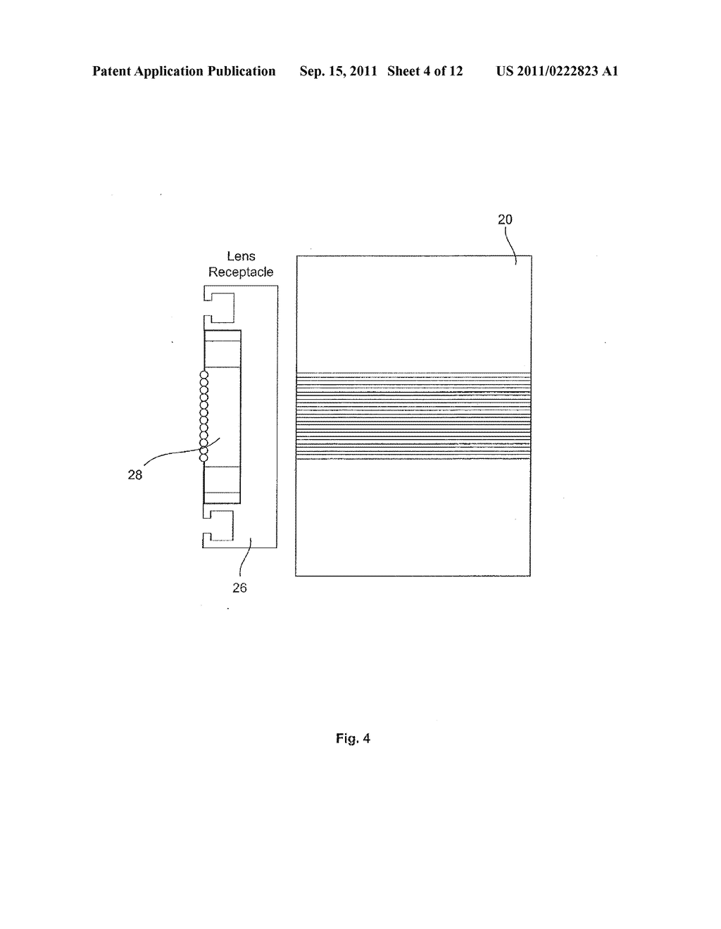 OPTICAL CONNECTOR AND A METHOD OF CONNECTING A USER CIRCUIT TO AN OPTICAL     PRINTED CIRCUIT BOARD - diagram, schematic, and image 05