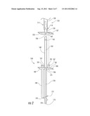 THEFT DETERRING ADJUSTABLE, TRANSPORTABLE, OUTDOOR CAMERA SUPPORT ASSEMBLY     AND METHOD OF USE diagram and image