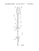 THEFT DETERRING ADJUSTABLE, TRANSPORTABLE, OUTDOOR CAMERA SUPPORT ASSEMBLY     AND METHOD OF USE diagram and image