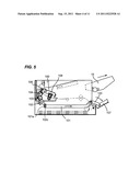 IMAGE FORMING APPARATUS WITH OPENING AND CLOSING ASSEMBLY AND GEARS     MOVABLE THEREWITH diagram and image