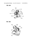 IMAGE FORMING APPARATUS WITH OPENING AND CLOSING ASSEMBLY AND GEARS     MOVABLE THEREWITH diagram and image