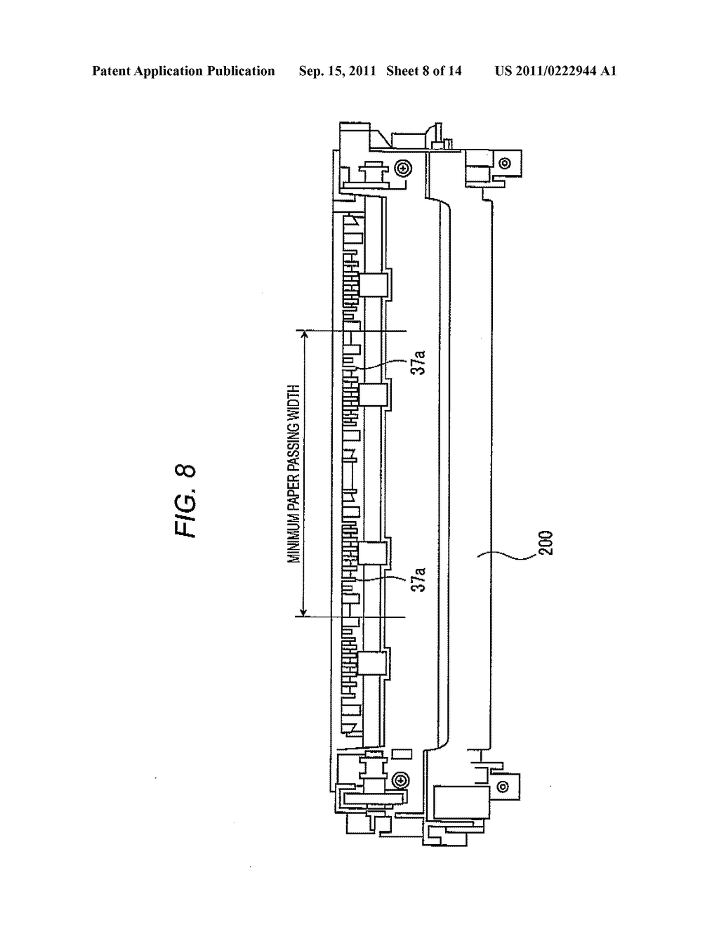 PAPER TRANSPORTING DEVICE, IMAGE FORMING APPARATUS, IMAGE READING DEVICE     AND POST-PROCESSING DEVICE - diagram, schematic, and image 09