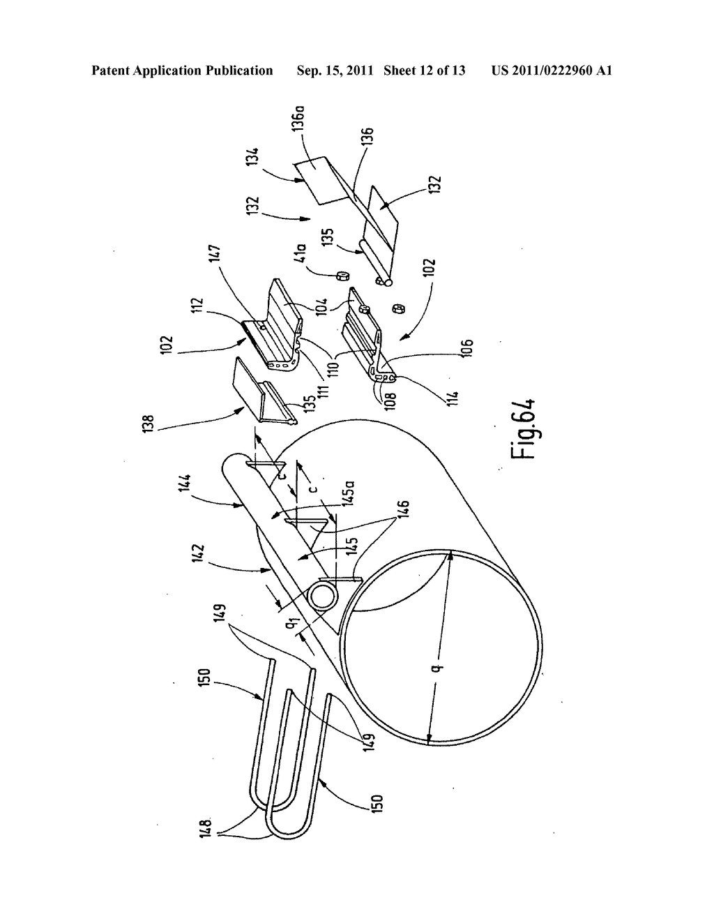 LOAD-ABSORBENT DEVICE FOR INTRODUCING LOAD FORCES SUCH AS CABLE FORCES OR     TENSIONING FORCES OF SHEET-LIKE STRUCTURES - diagram, schematic, and image 13