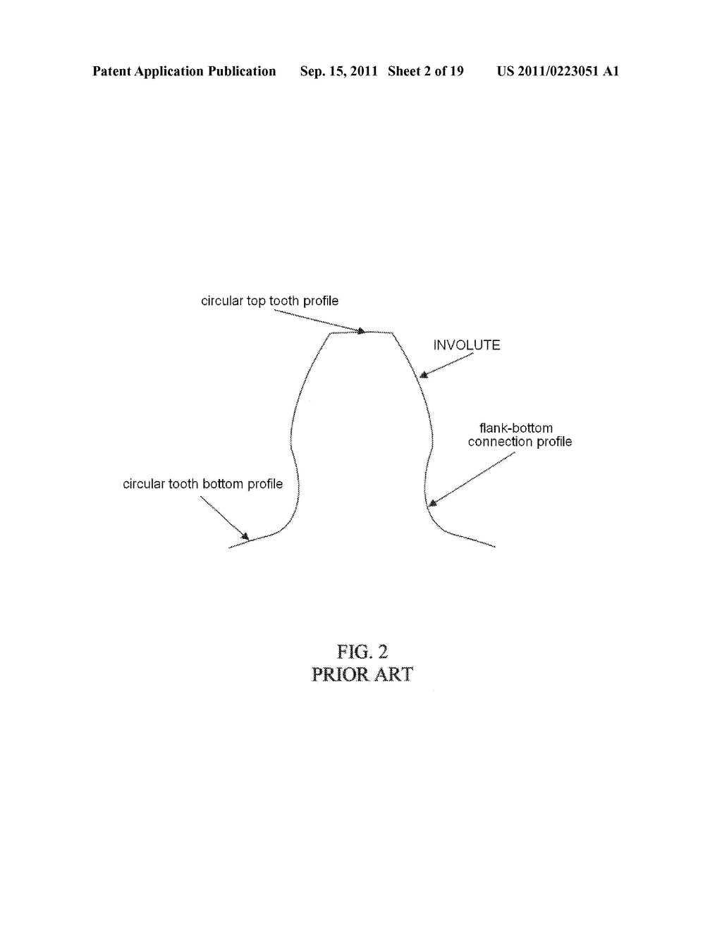 TOOTH PROFILE FOR ROTORS OF POSITIVE DISPLACEMENT EXTERNAL GEAR PUMPS - diagram, schematic, and image 03