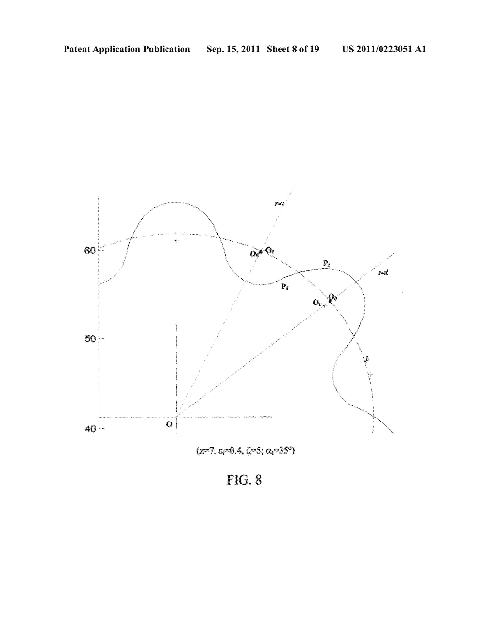 TOOTH PROFILE FOR ROTORS OF POSITIVE DISPLACEMENT EXTERNAL GEAR PUMPS - diagram, schematic, and image 09